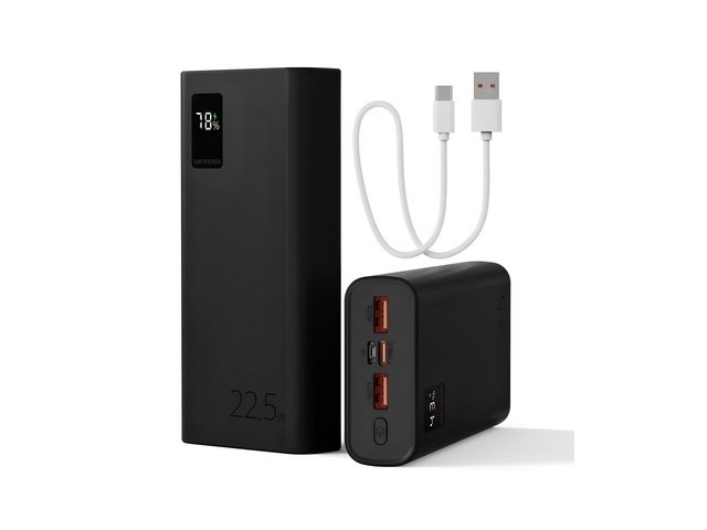 [밸류엠 pd 20w 고속 충전 일체형 도킹 보조배터리 아이폰] 현명한 선택 디버스 타이니타이탄 대용량 22.5W 20000mAh 멀티단자 고속충전 QC3.0 PD3.0 잔량표시 보조배터리